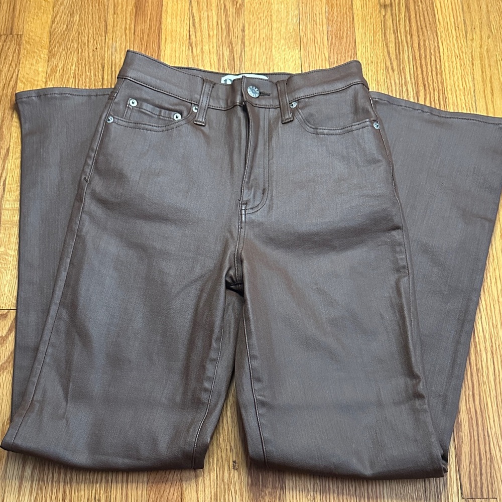 Daze denim women’s brown faux leather pant